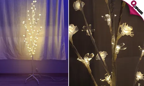 5ft White LED Gem Tree!